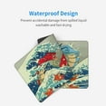 thumbnail image 5 of Large Gaming Mouse Pad,Japanese Ukiyoe Anime Dragon Mousepad,Stitched Edges,Non-Slip Rubber Base,Long Extended Desk Mouse Mat(31.5"x12"), 5 of 8