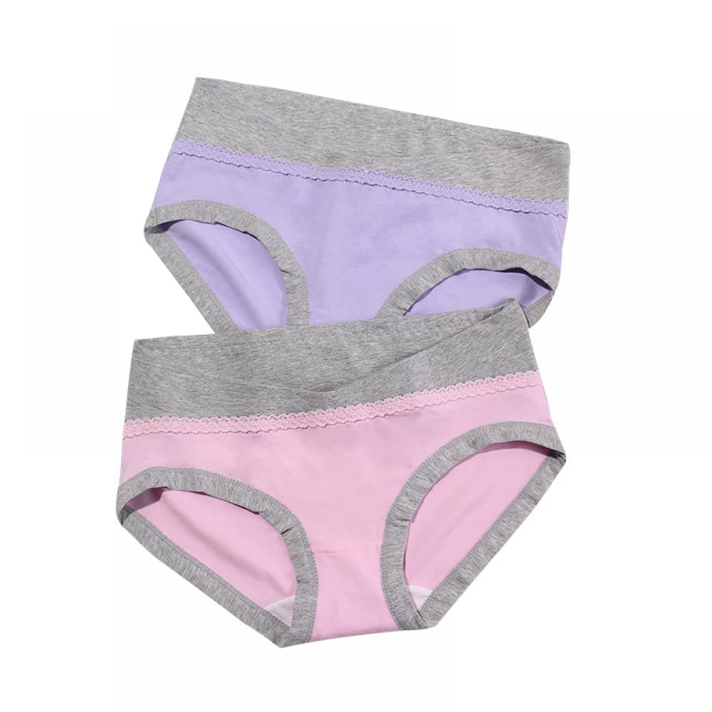 Xmarks Cotton Maternity Panties Low Waist Panties for Pregnant Mother