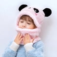 thumbnail image 4 of Gorro de dibujos animados para niños y niñas, bufanda gruesa, gorro de invierno para niños, cosas para bebés recién nacidos, gorros de lana para niños de 1 a 12 años, 4 of 4