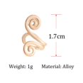 thumbnail image 2 of Pendientes Sin Perforación Perder Peso Acelerar Metabolismo Joyas Plata pc, 2 of 8