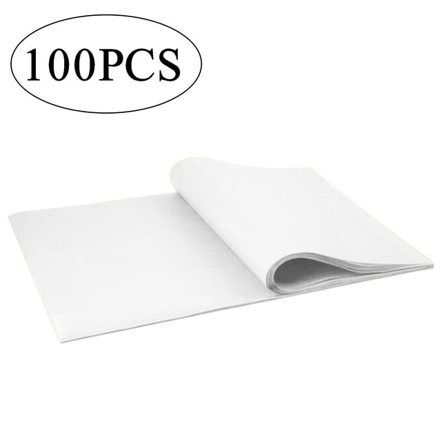 Apmemiss Papier Cuisson Barbecue Antiadhésif pour Friteuse à Air Chaud 100 Feuilles