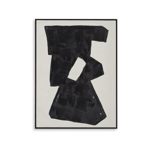 Signature Design by Ashley Garviery Wall Art, Black & Cream