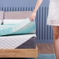 thumbnail image 4 of Mattress Topper, POLAR SLEEP 3 Inch Gel Swirl Memory Foam Mattress Topper with CertiPUR-US Certified - Queen Size, 4 of 6