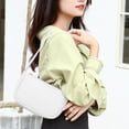 thumbnail image 5 of Bolsos de hombro para mujer Bolso pequeño Bolso eleganteblanco, 5 of 5
