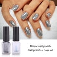 thumbnail image 2 of Espejo Esmalte De Uñas Arte De Uñas Barniz Decoración De Uñas Espejo Esmalte De Uñas Plata Transparente Base Top Coat Nail Art Barniz Para Uñas Manicura Laca Decoración De ANGGREK No, 2 of 7