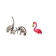 thumbnail image 5 of Estatua de elefante,Estatuas de elefantes de cerámica,figuras de elefantes,decoración,Estatua de estaca de jardín,Adorno de flamenco para jardín,patio,porche,Estatua de, 5 of 8