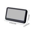 thumbnail image 3 of Digital Alarm Clock Temperature Humidity Monitor LED Display Time Date Desk Clock 3.4 In for Bedroom Office Kitchen Nightstand Table Indoor Comfort Monitor Home Weather Station Alarm Clock, 3 of 6