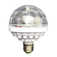 thumbnail image 4 of kusrkot 3-4pack 6W E27 Rotating Auto Crystal Ball Bulb Party Light Lamp Home Decoration 3 Pcs, 4 of 9