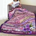 thumbnail image 4 of To My Mom Throw Blanket,Mother's Day Blanket,Soft Micro Fleece Blankets Birthday Gifts for Bed Couch Travel Beach, 4 of 7