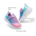 thumbnail image 2 of BURUDANI Girls ColorBurst Sparkle Lightweight Tennis Sneakers Kids Running/Walking Shoes for School & Play, 2 of 6