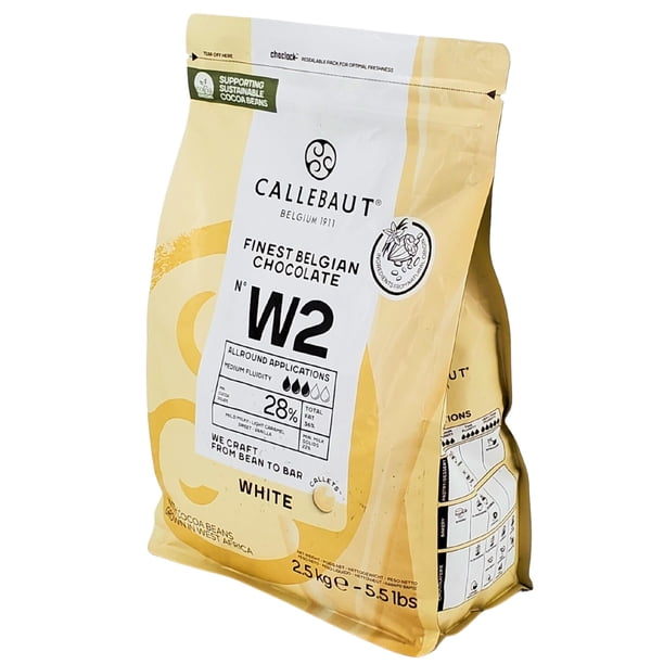 Callebaut White Chocolate W2 - 2.5 kg - Walmart.ca