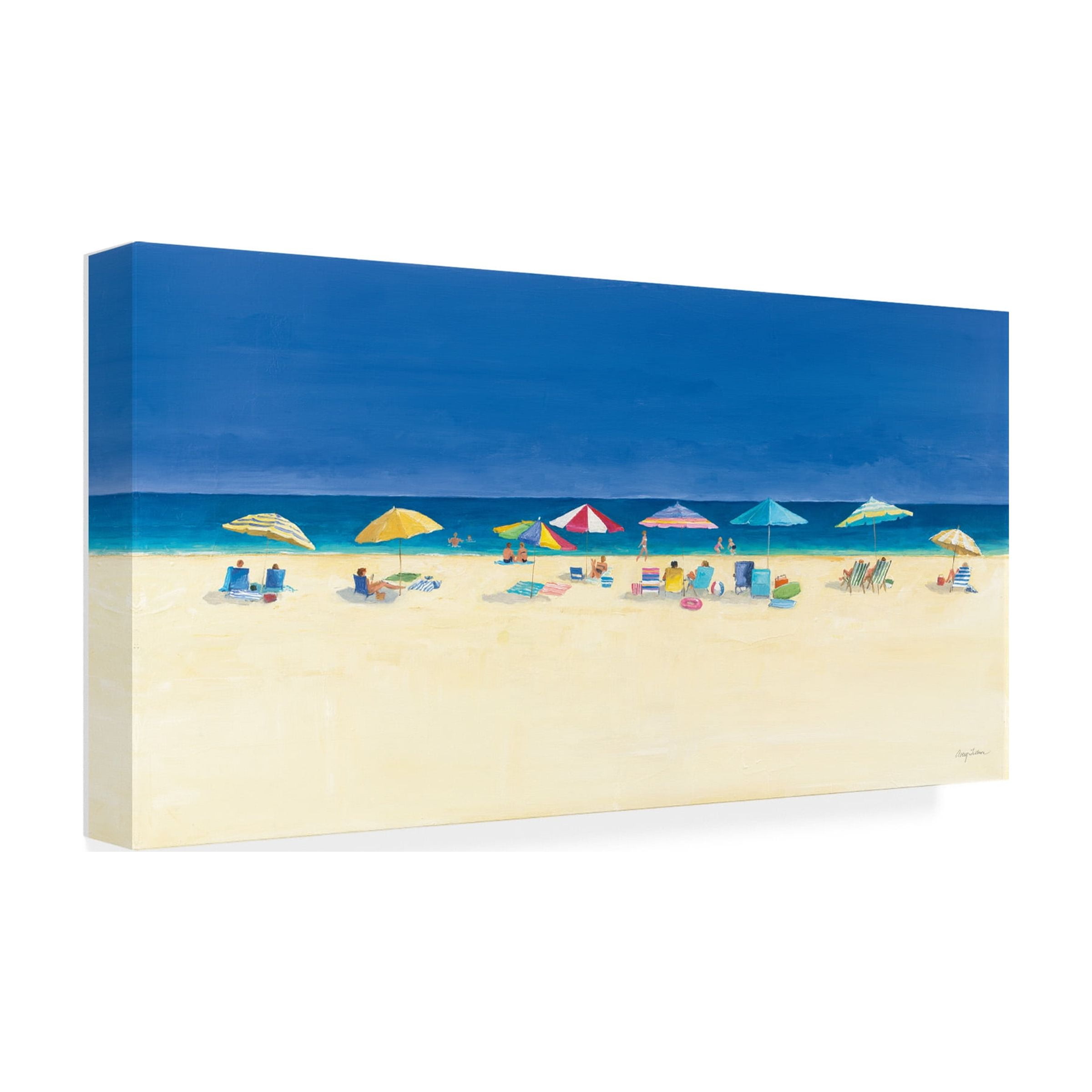 Avery Tillmon 'Day at the Beach' Canvas Art