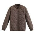 thumbnail image 1 of Veste de Baseball Matelassée Légère et Chaude pour l'Hiver, Manteau Court Rembourré à Col Montant, Mode Décontractée de Rue, Vêtement d'Extérieur pour Femmes, 1 of 3