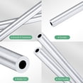 thumbnail image 2 of Tubo redondo de aluminio 6063 de 250 mm en paquete de 2, tubería de aluminio sin costura de 3 mm ID 6 mm OD para manualidades DIY [0.12x0.24x9.8IN], 2 of 7