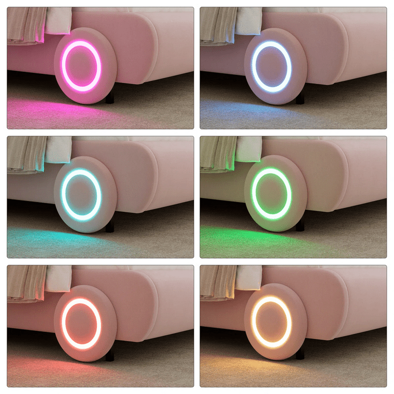 prime-roseさま専用ページ Amazon.com: SmarvoHouse Twin Size Upholstered Bed Frame with