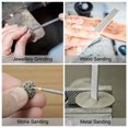 thumbnail image 5 of Unique Bargains 3mm x 140mm Triangle Diamond Needle Files Hand Tool for Metal Wood Stone 6 Pack, 5 of 5