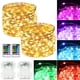 thumbnail image 1 of Paquete de 2 unidades de Fairy Lights Hoofun con batería RGB remota de 78 pies y 240 LED, 1 of 7