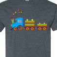 thumbnail image 4 of Inktastic Colorful Toy Train T-Shirt, 4 of 5