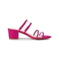 thumbnail image 3 of BLISSFUL STEP Women's Dual Straps Block Heel Slide Sandals, 3 of 7