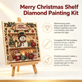 thumbnail image 4 of Merry Christmas DIY Diamond Pearl Art Kit Snowman Cheer, 4 of 4