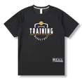 thumbnail image 3 of Camiseta para correr para hombre y mujer, transpirable, de secado rápido, para fitness, baloncesto, tiro, entrenamiento, ropa de ejercicio, camisetas deportivas para gimnasio, 3 of 5