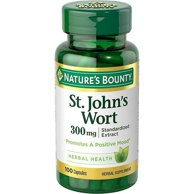 Natures Bounty St. Johns Wort, 300mg 100 Capsules
