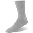 thumbnail image 2 of World's Softest Socks Unisex Classic Crew, Large, Grey, 2 of 2