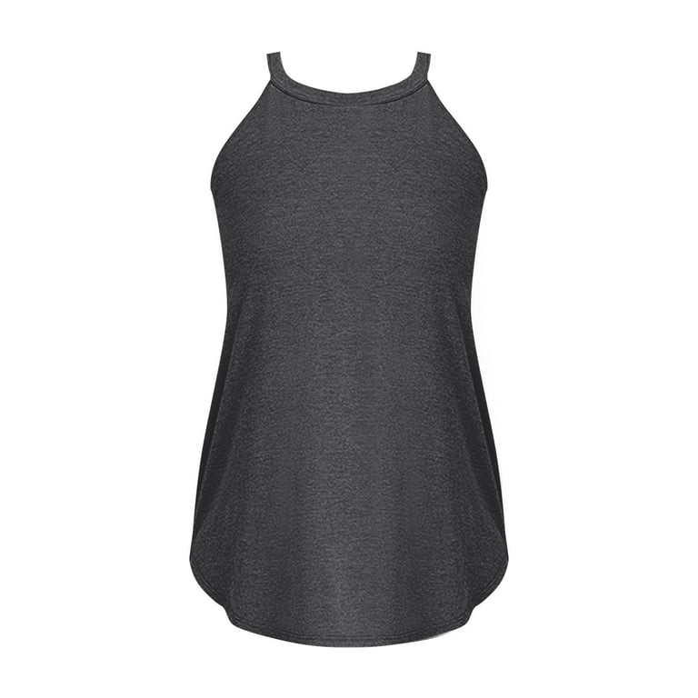 EHQJNJ Female Easter Crop Tank Top with Built in Bra Workout Womens Workout  O Neck Sleeveless Breathable Backless Tank Yoga Tops Shirt Camisole Tops