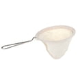 thumbnail image 1 of Filtre à Café Réutilisable avec Poignée en Acier Inoxydable, Passoire en Flanelle, Panier en Filet pour Outils, 1 of 3