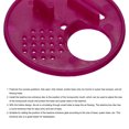 thumbnail image 4 of Unique Bargains 10 Pack Ruche Boîte Porte d'Entrée, 68mm Plastique Ronde Abeille Rotative Nid Porte Disque Rose Rouge, 4 of 4