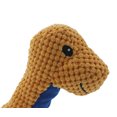 thumbnail image 4 of Play 365 Dog Toys Jurassic Cord Crew Plush Brachiosaurus Toy, Orange, Large, 4 of 4