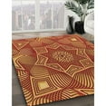 thumbnail image 3 of Ahgly Company Machine Washable Indoor Rectangle Transitional Orange Area Rugs, 4' x 6', 3 of 7