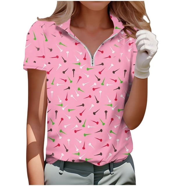 Fsgntruao Chemise à Manches Courtes Ample à Rayures Imprimées pour Femme, Printemps et Été, Col à Revers