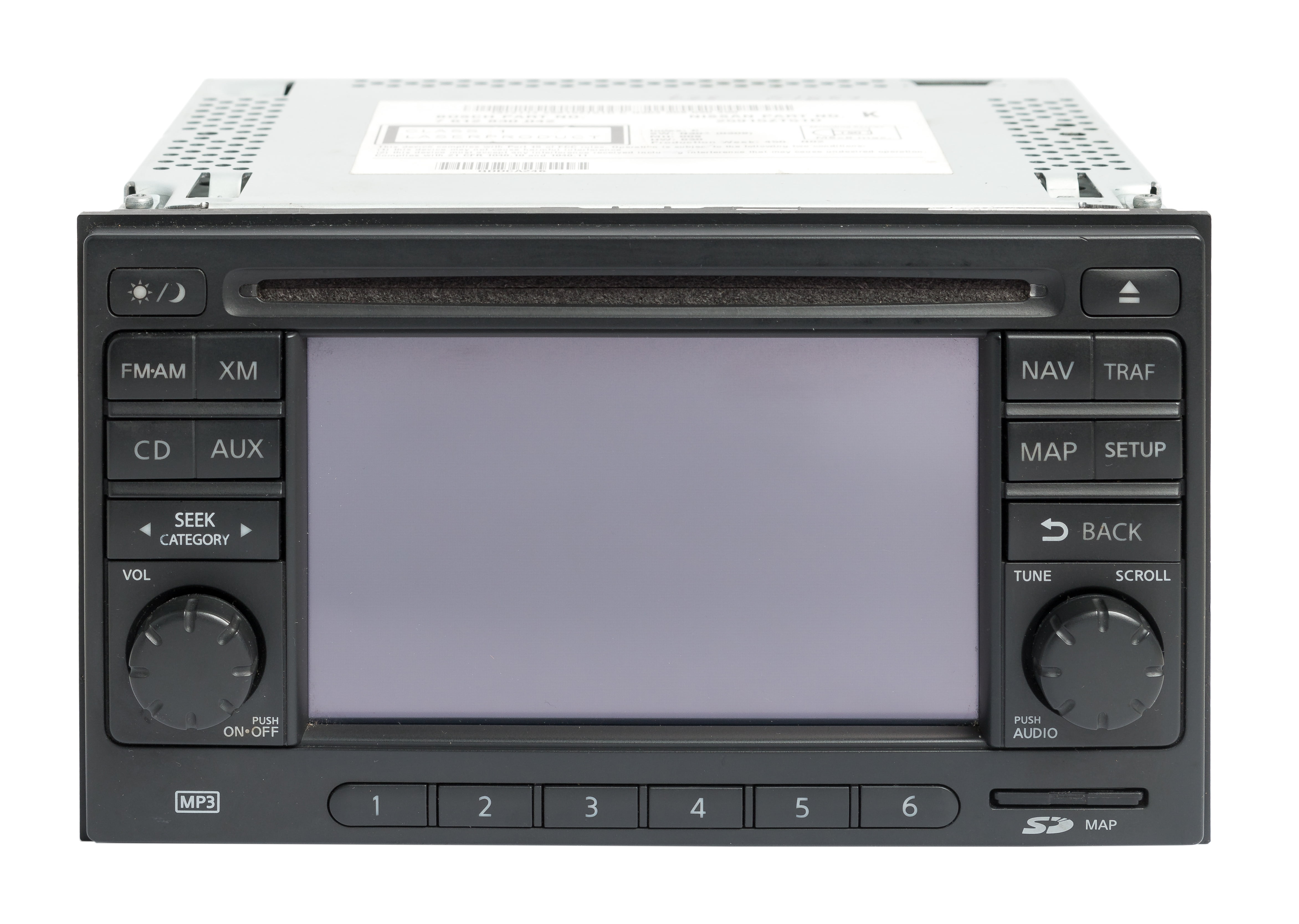 Restored 2011 Nissan Rogue AM FM Radio Single Disc CD Player Navigation Ready 25915-ZT51D (Refurbished)