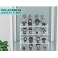 thumbnail image 4 of Meteou Acrylic Risers Display Stands, 12'' Perfume Organizer, Clear Riser for POPs Amiibo Figure Organizer, Cologne Organizer Cupcake Stand Shot Glass Display Shelves Desktop Tiered Display (1 Pack), 4 of 8