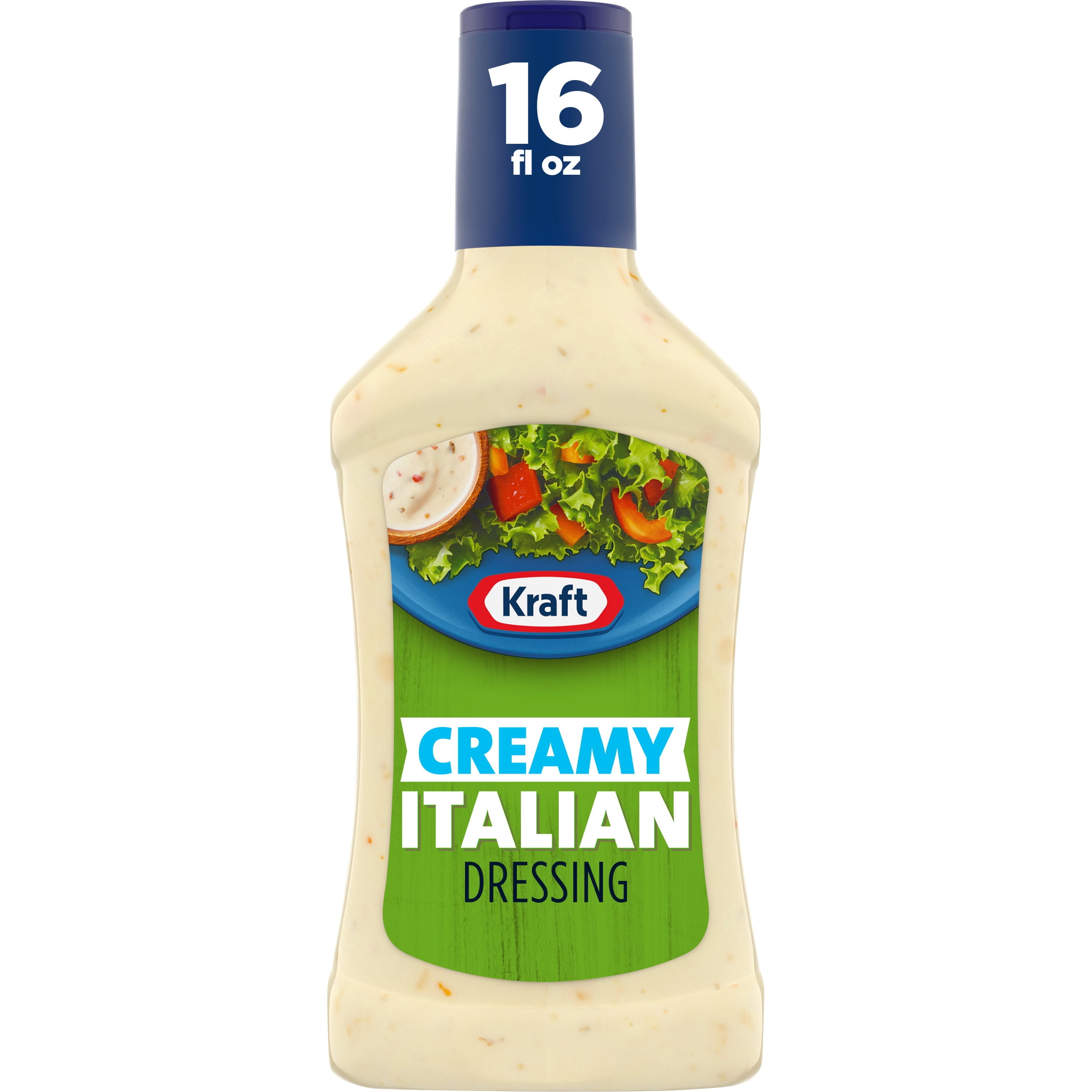 Kraft Creamy Italian Salad Dressing, 16 fl oz Bottle
