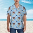 thumbnail image 6 of Picia Sea Turtle Gentle Cotton Regular Fit Short Sleeve Casual Hawaiian Shirt for Men-3X-Large, 6 of 9