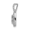 thumbnail image 2 of Finest Gold 14K White Gold 1 CTW Diamond Square Cluster Pendant, 2 of 4