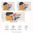 thumbnail image 2 of Yayeee Pillowcase Queen Size Set of 2 Satin Wrinkle Resistant Pillow Case, Cartoon Flowers, 2 of 7