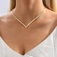 thumbnail image 2 of Collar de espiga de cadena de serpiente plana Para mujer, joyería de moda coreana, gargantilla de fiesta, regalo de fiesta, Collares Para mujer, 2 of 4