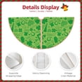 thumbnail image 5 of Kll St Patrick'S Day Christmas Tree Skirt 30",Party Decorations Farmhouse For Christmas Decorations Holiday Party, 5 of 8
