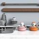 thumbnail image 4 of Toystoory Dispensador automático de jabón, cepillo de limpieza, utensilios de cocina, líquido, adición de alambre, esponja, fregador, Suministros de limpieza para el hogar Naranja, 4 of 6