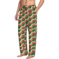thumbnail image 6 of Susaid Geometric Watermelon Print Mens Pajama Pants Set Sleep & Lounge Pants, PJ Bottoms with Pockets and Button Fly-XX-Large, 6 of 6