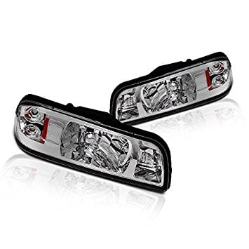 Instyleparts Ford Mustang Fox Body Clear Lens Headlights with Chrome (Best Tires For Fox Body Mustang)