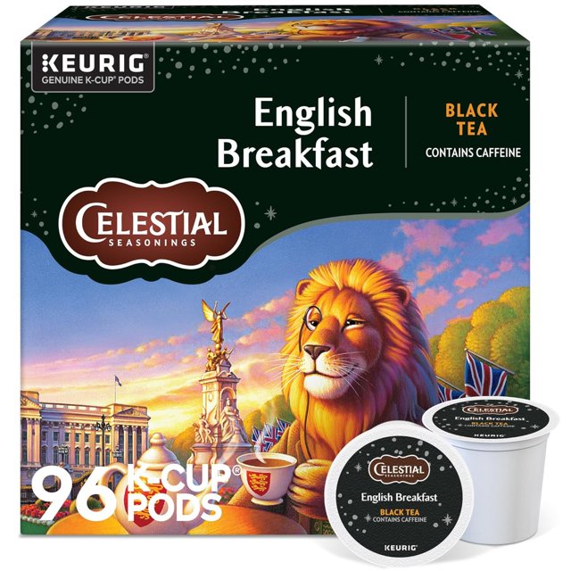 LZHF English Breakfast Black Tea, Single-Serve Keurig K-Cup Pods, 96 Count