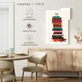 thumbnail image 5 of Elephant Stock Read More Book Stack Wall Art - Vertical Canvas Wall Art - Living Room Wall Decor - Pop Culture Canvas - Orange And Black Decor - 8" x 12", 5 of 8