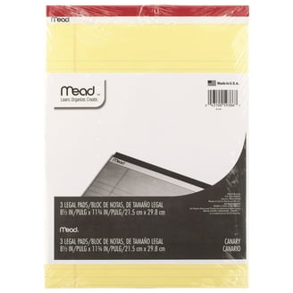 TOPS Legal Pads - Ruled, Perforated, 8-1/2 X 11-3/4 Inches, White, 50 Sheets Per Pad (Pack Of 12)