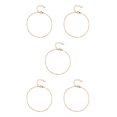 thumbnail image 2 of Guardurnaity Tobillera ajustable Cuentas de metal resistentes al desgaste universal Pulseras de tobillo Accesorio de moda Cadenas de pie para Office Oro 5Conjunto, 2 of 6