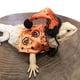 thumbnail image 5 of Conjunto de disfraz de lagarto ajustable, sombrero de dragón barbudo para Halloween y capa naranja con estampado de calabaza, suave y cómodo, 5 of 5