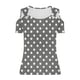 thumbnail image 5 of mfyjkho Tops De Gimnasio Para Mujer, Camiseta Holgada De Manga Corta Con Cuello En V Y Estampado Sin Posicionamiento Para Mujer Tops De Gimnasio Para Mujer S, 5 of 6